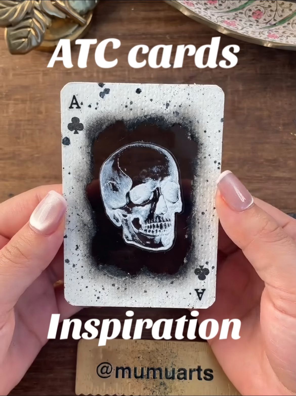 Skull 💀 ATC cards