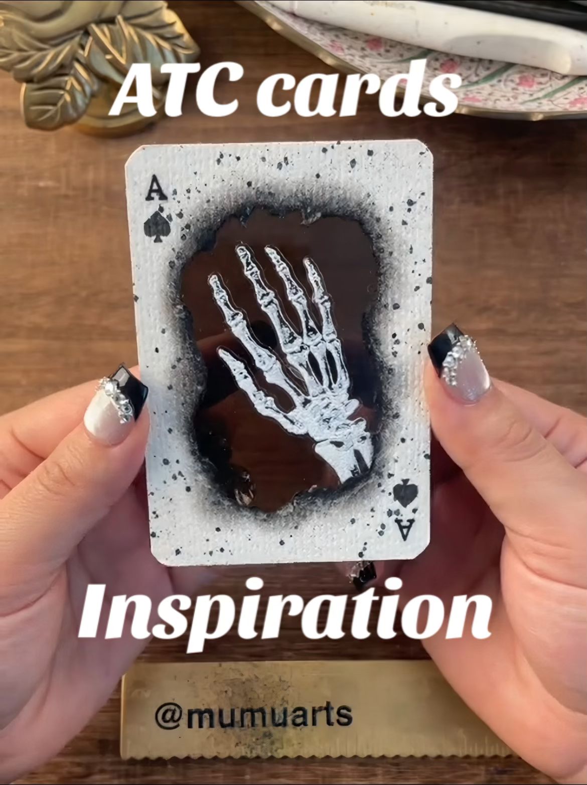 Bone ♠️ ATC cards – Goodiesforsoul