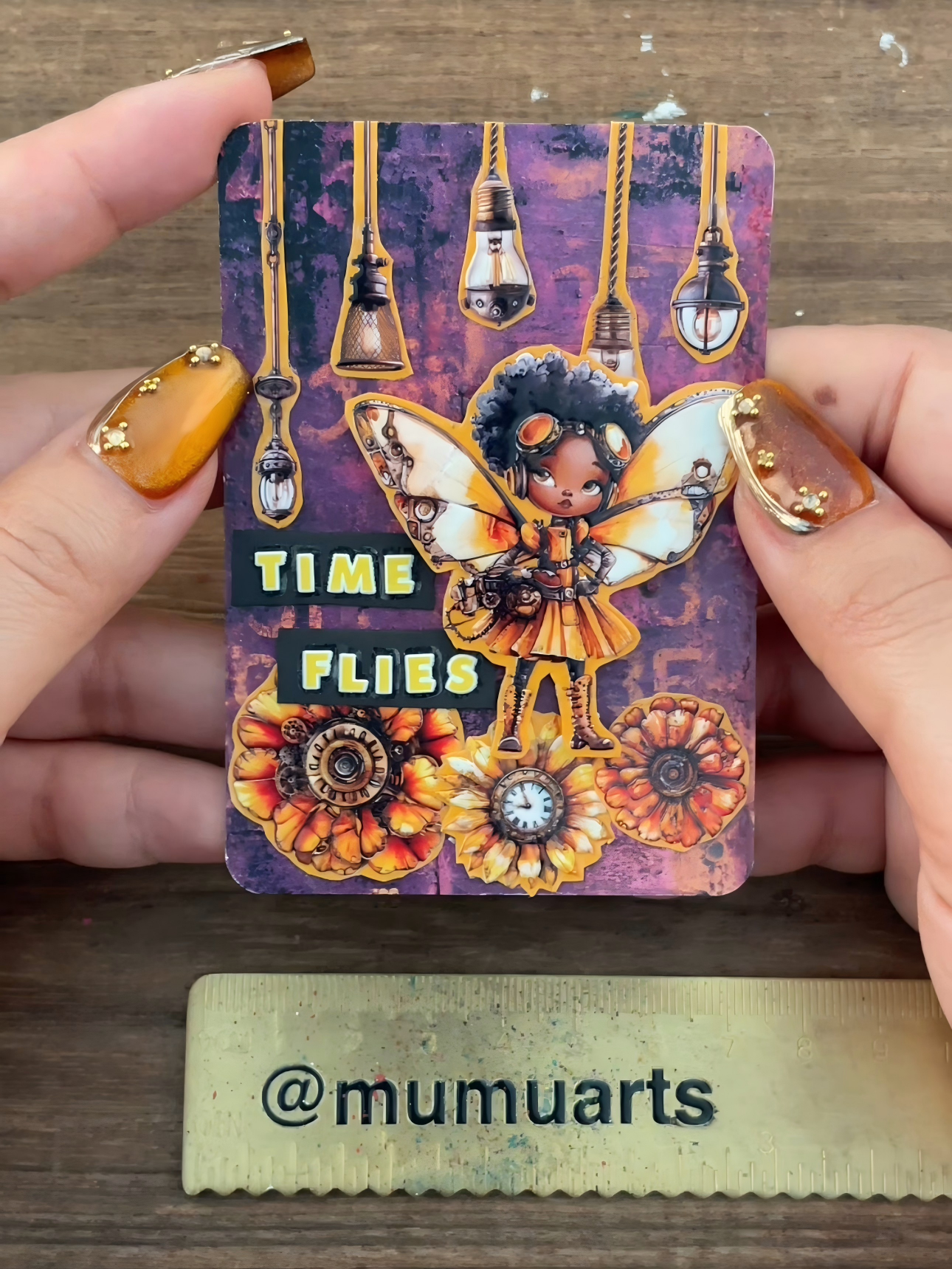 Steampunk ATC card ⚙️