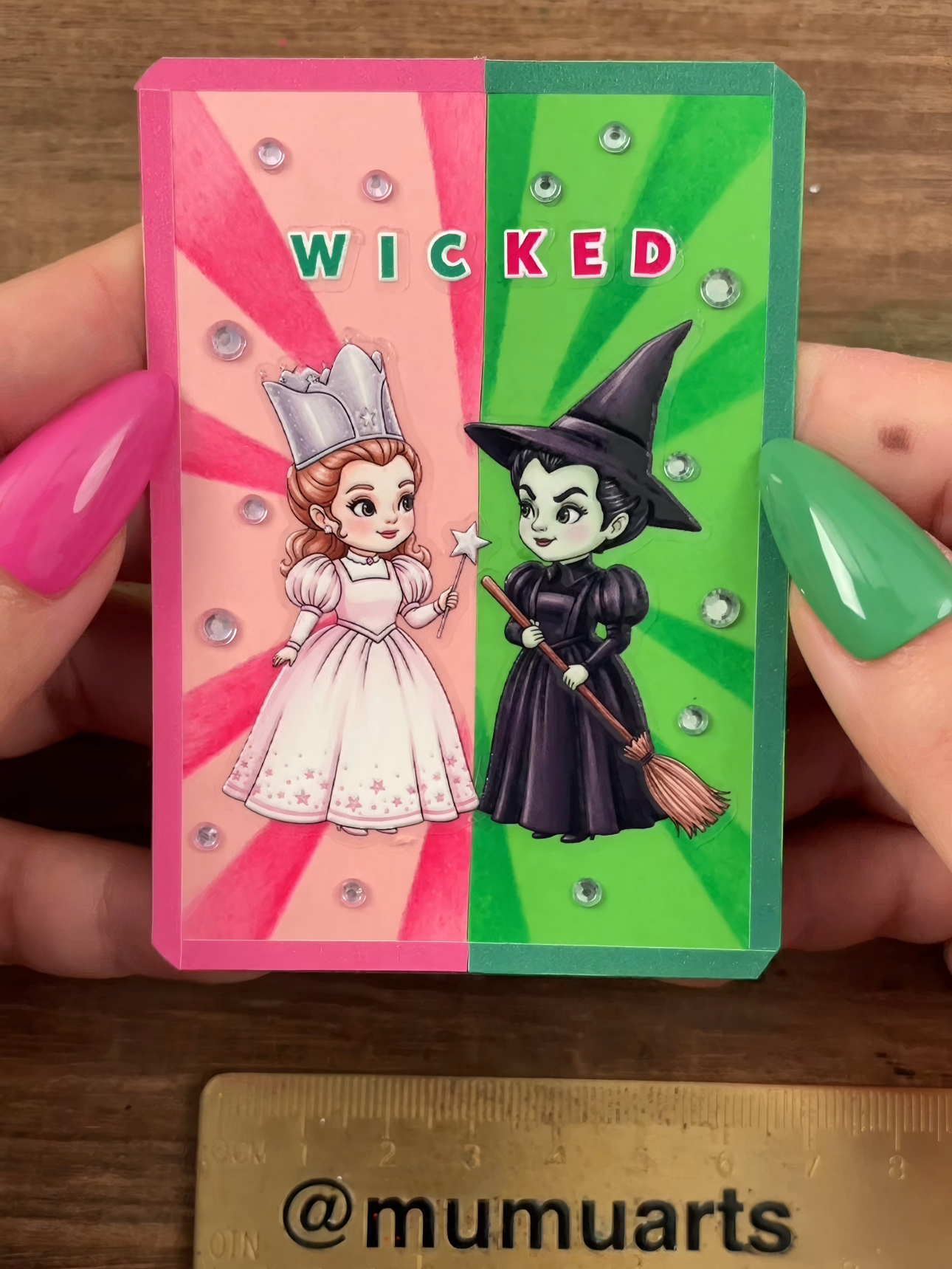 Wicked ATC cards 💗💚