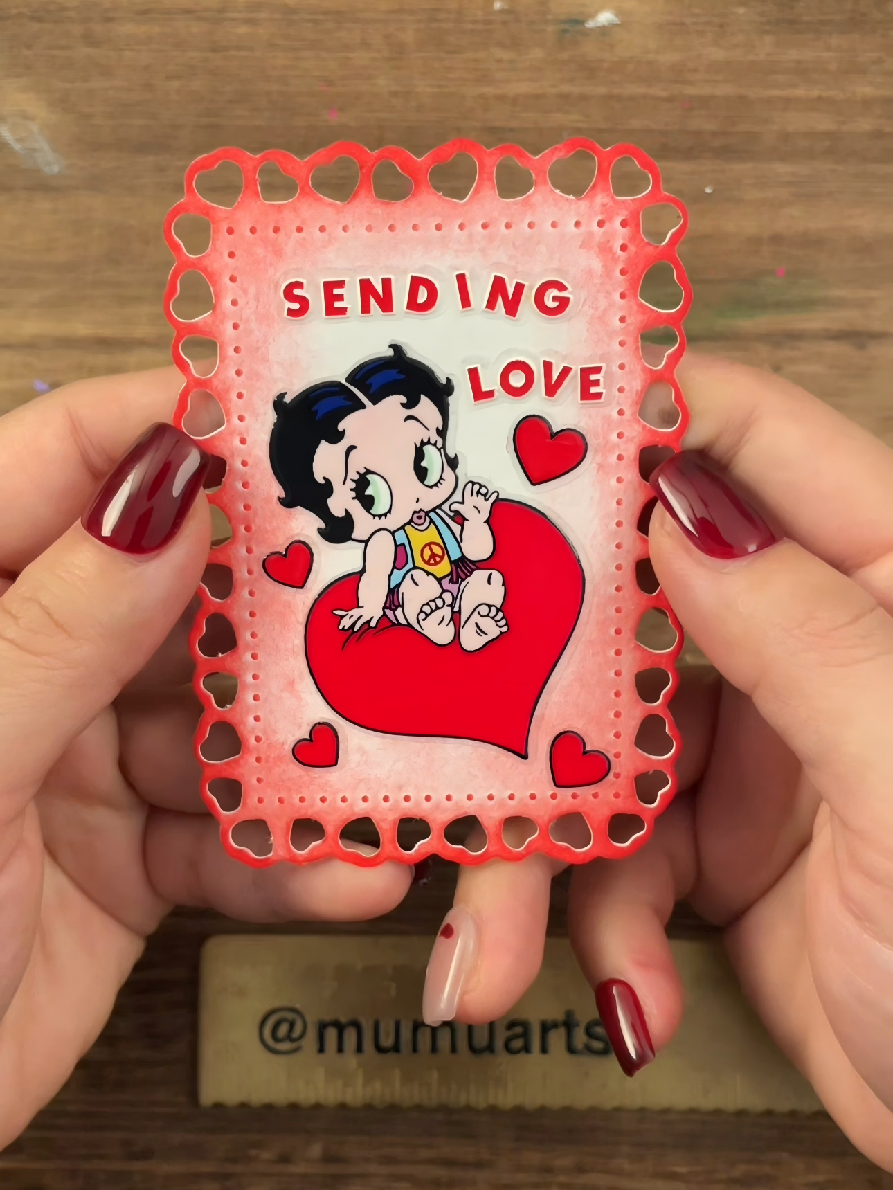 Betty Boop ATC card ❤️