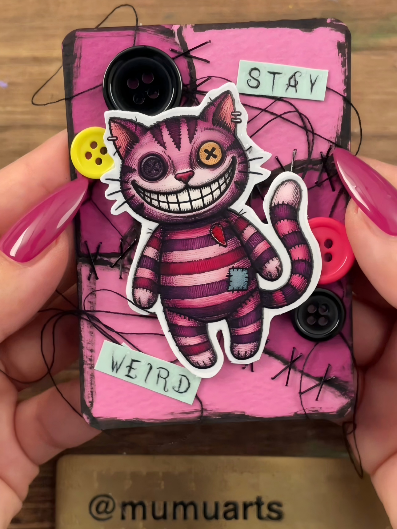 Stay Weird ATC cards 🃏