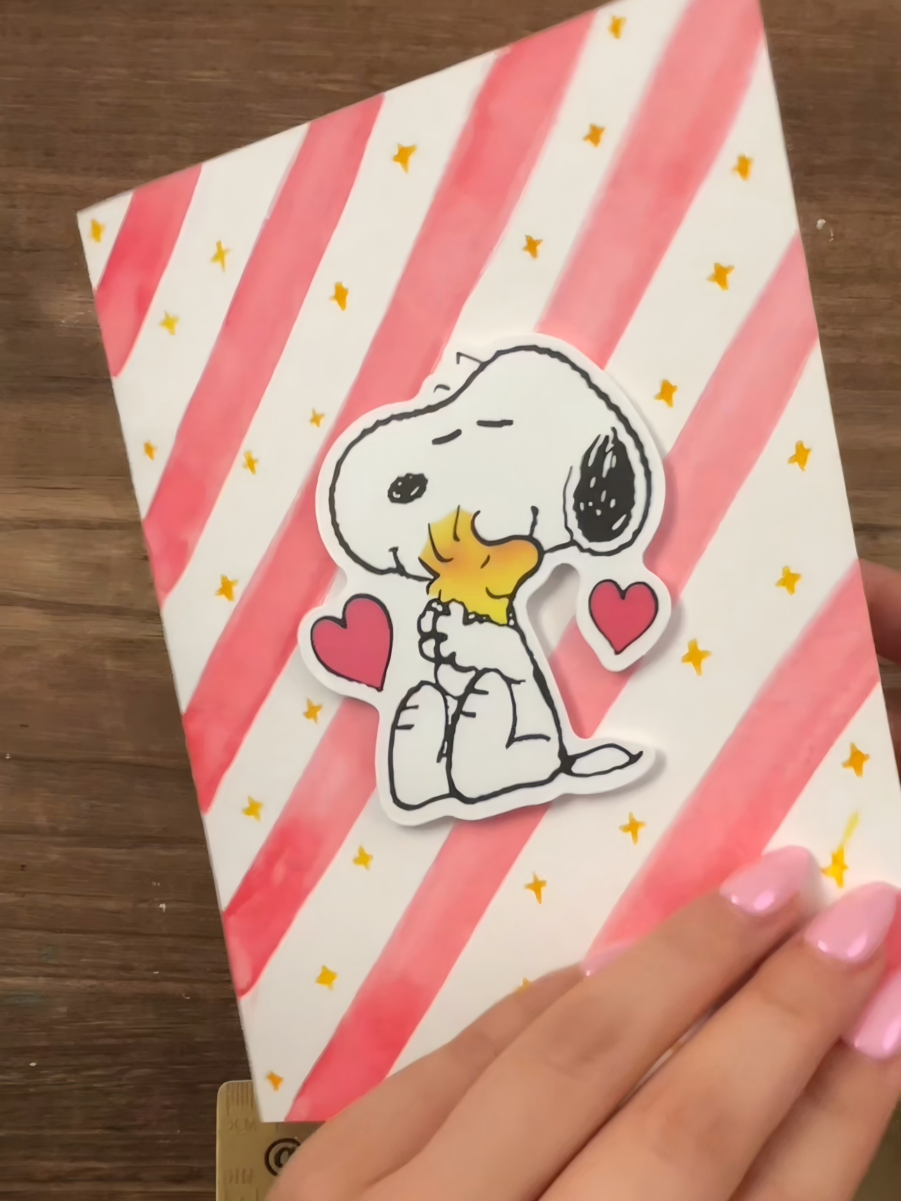 DIY Snoopy Greeting Card 💕