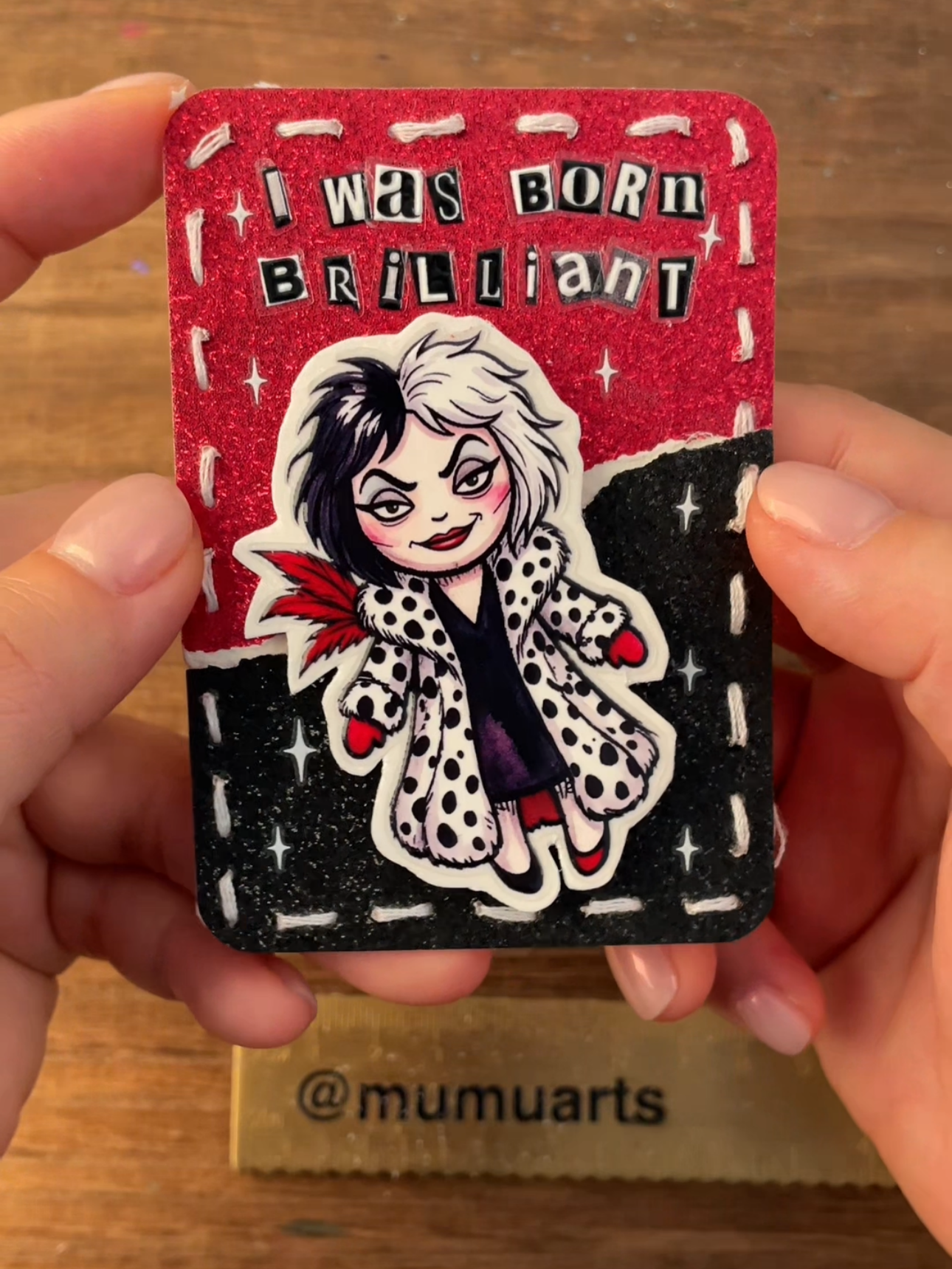 Cruella ATC card ✨