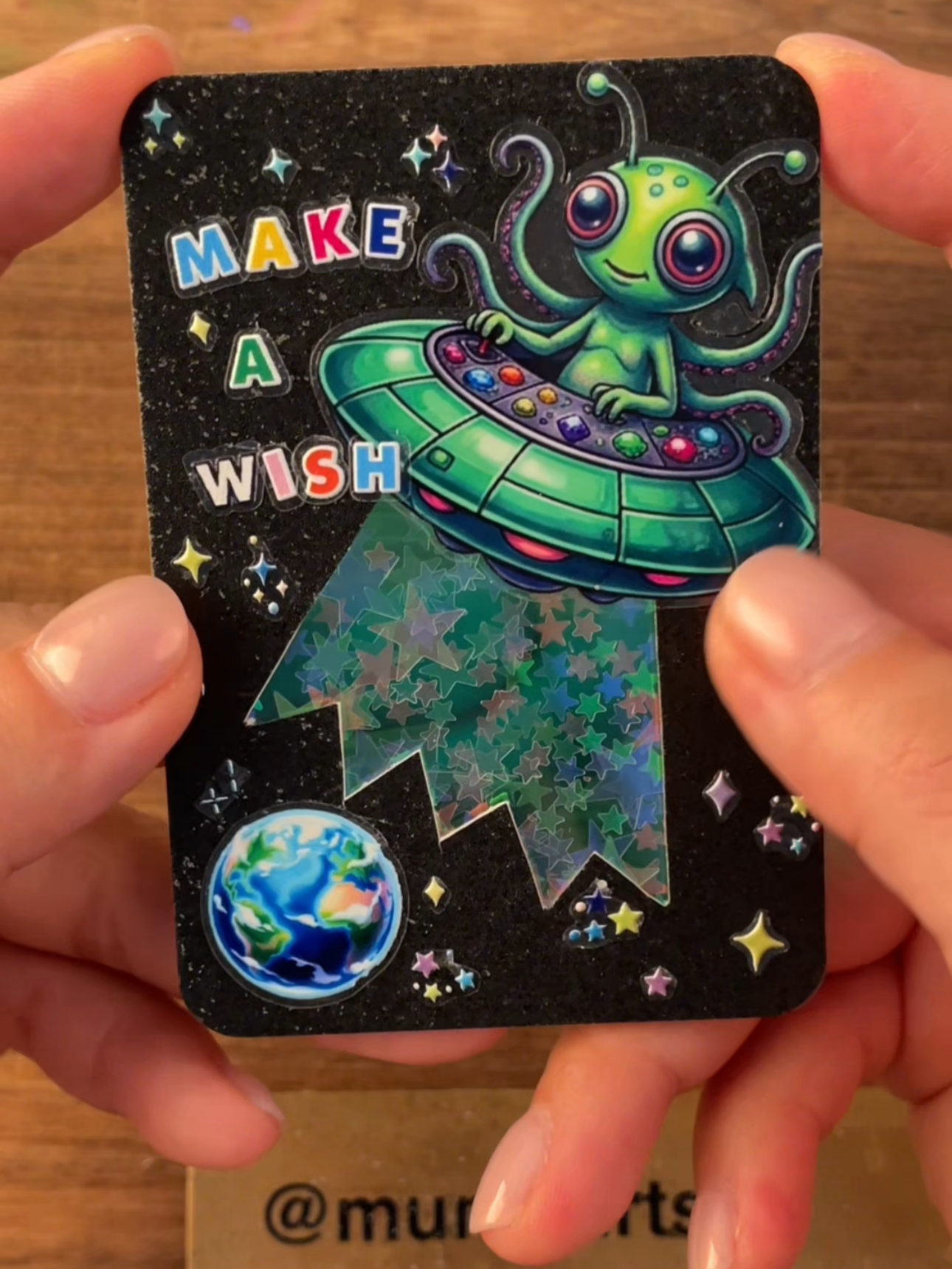 Alien ATC card🛸✨