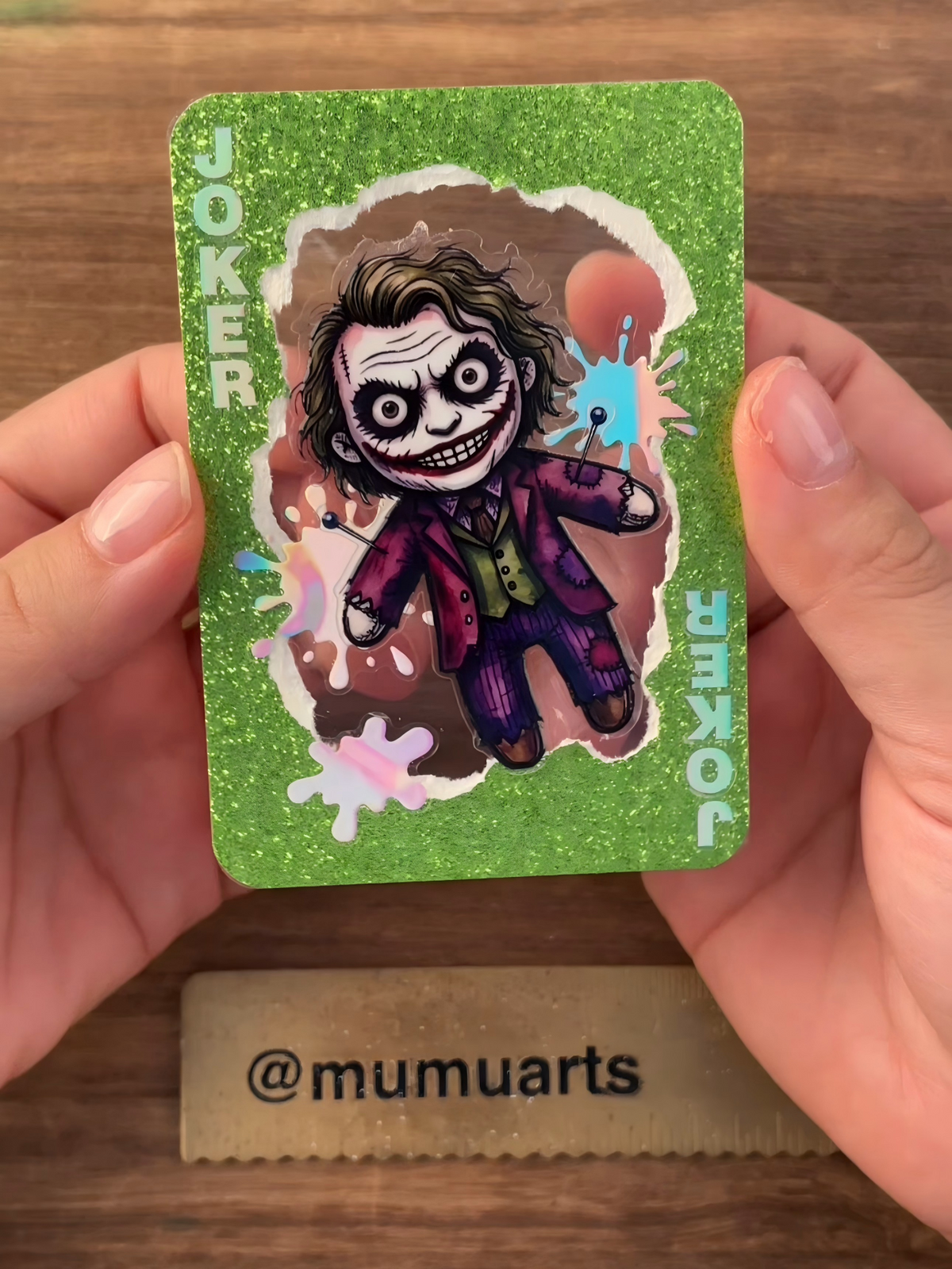 "Joker"-themed ATC card! 🃏✨