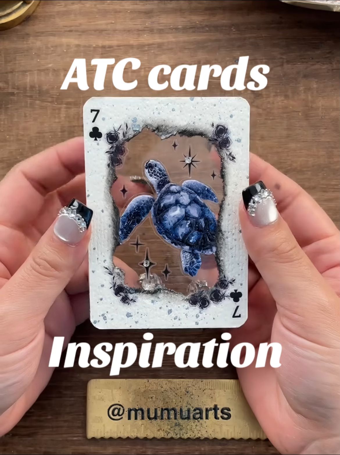 Turtle ♣️ ATC cards