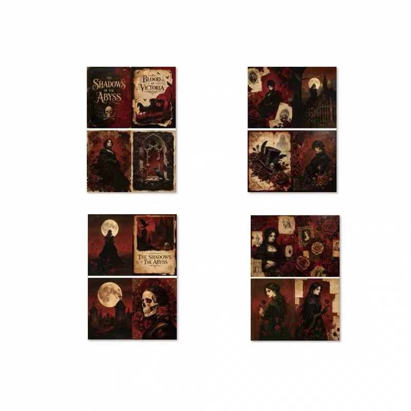 Vintage Gothic Vampires sheet layout