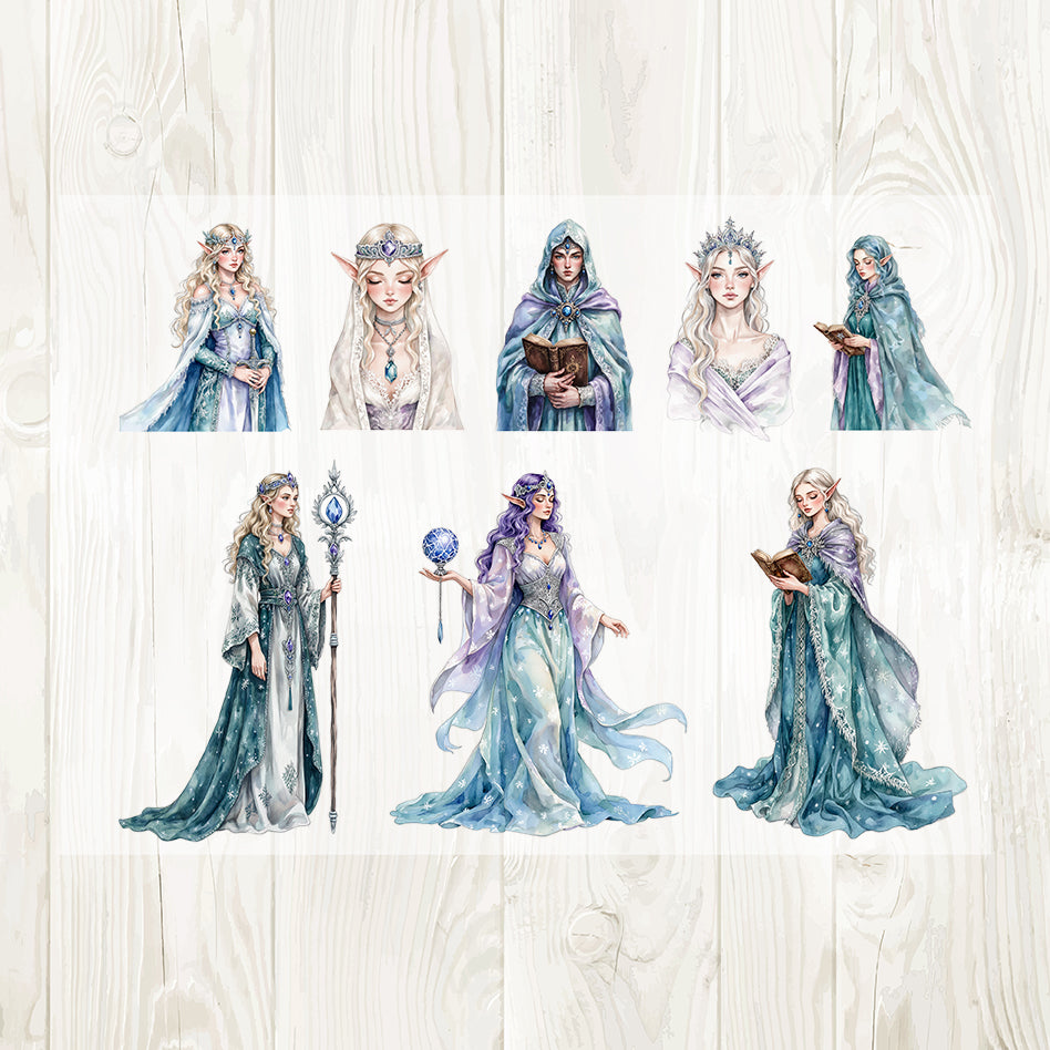 A4 Ice magic matte PET pre-cut large sticker 1 pack 3 sheets