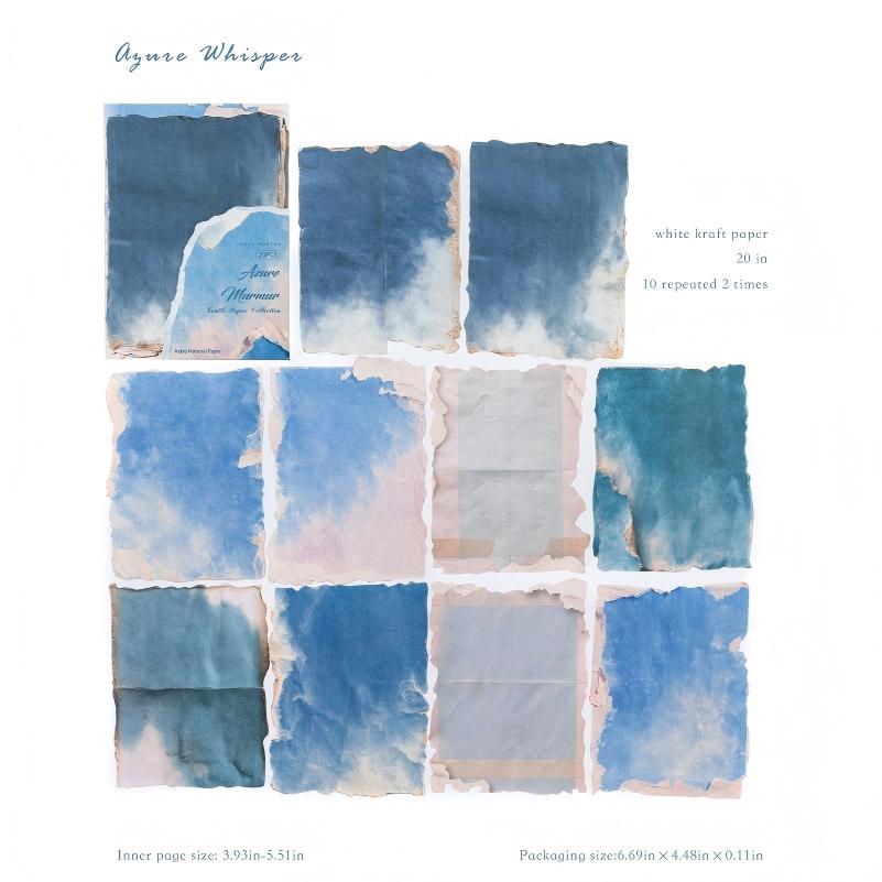 1122 Vintage Solid paper -20Pcs each pack