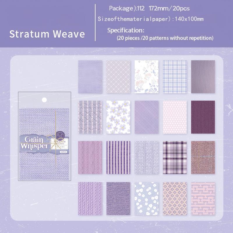 1020 Weaving Paper  -20Pcs each pack