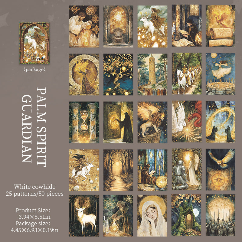 1014 Dark fairy tale paper -50Pcs each pack