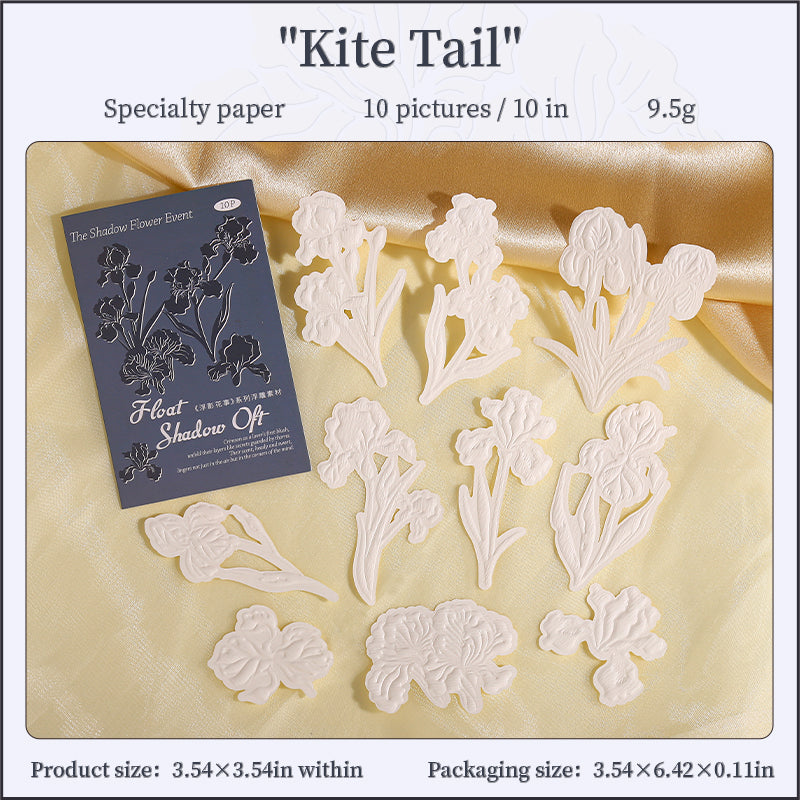 1115 Flowers paper -10Pcs each pack