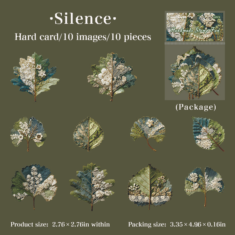 1210 Vintage cardstock sticker -10Pcs each pack