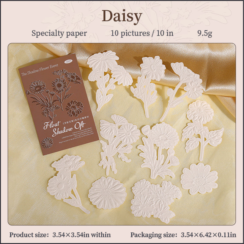 1115 Flowers paper -10Pcs each pack