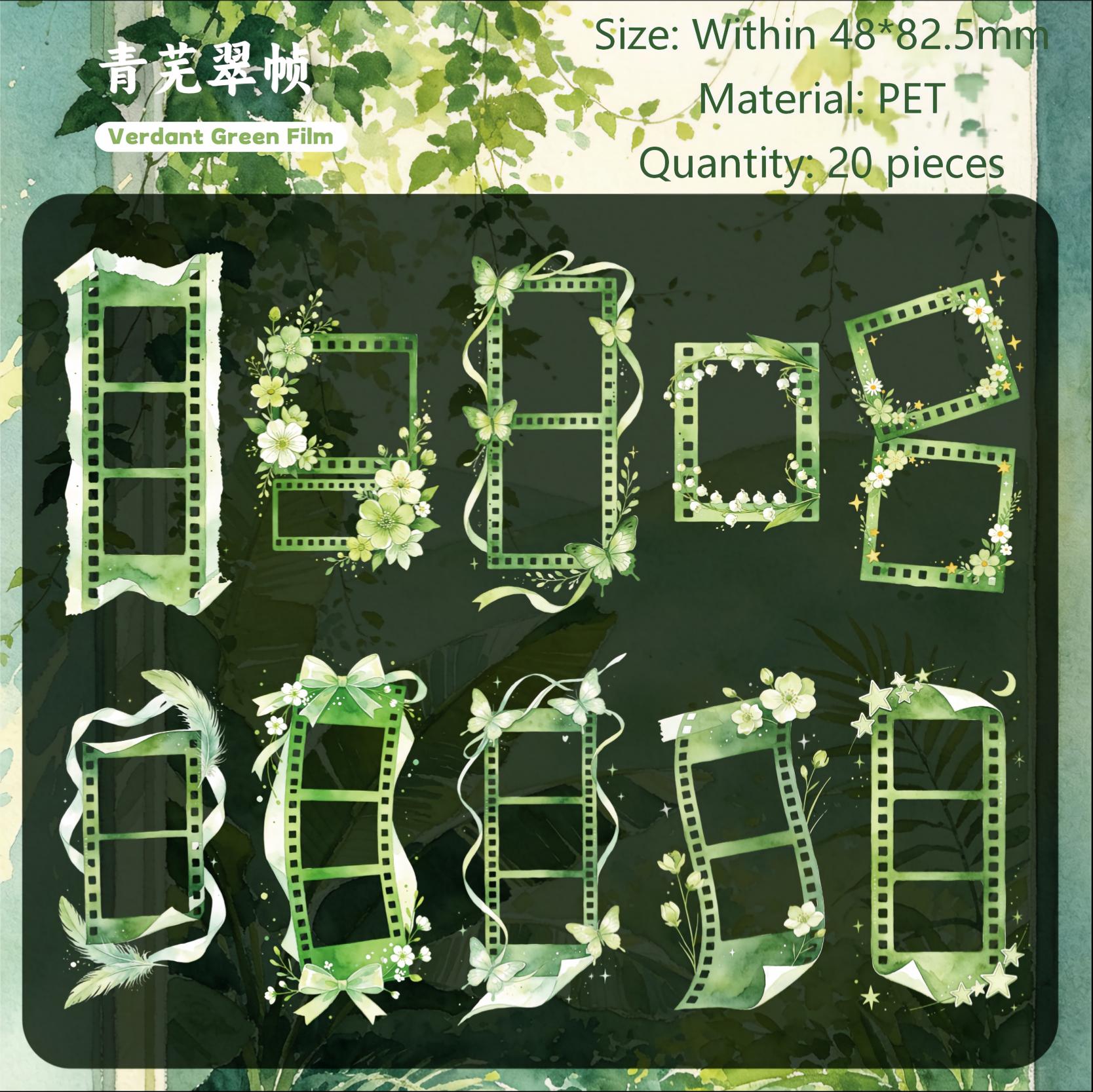 Film PET Stickers -20Pcs each pack