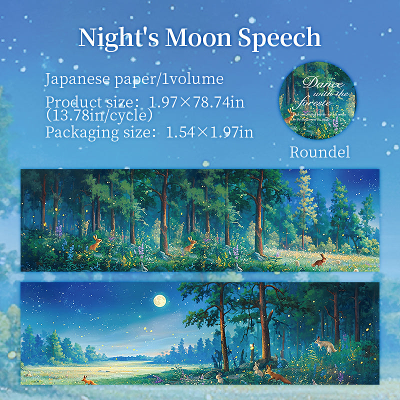 0914 Forest Washi tape -5cm*2m