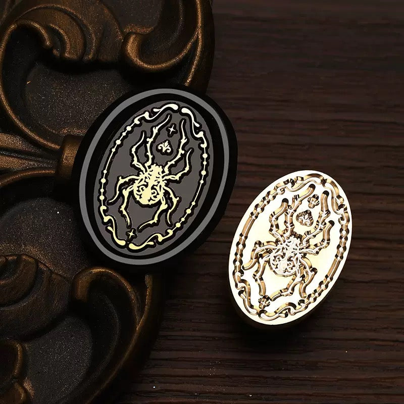 0725 Spider Brass Wax Seal Width 2 cm