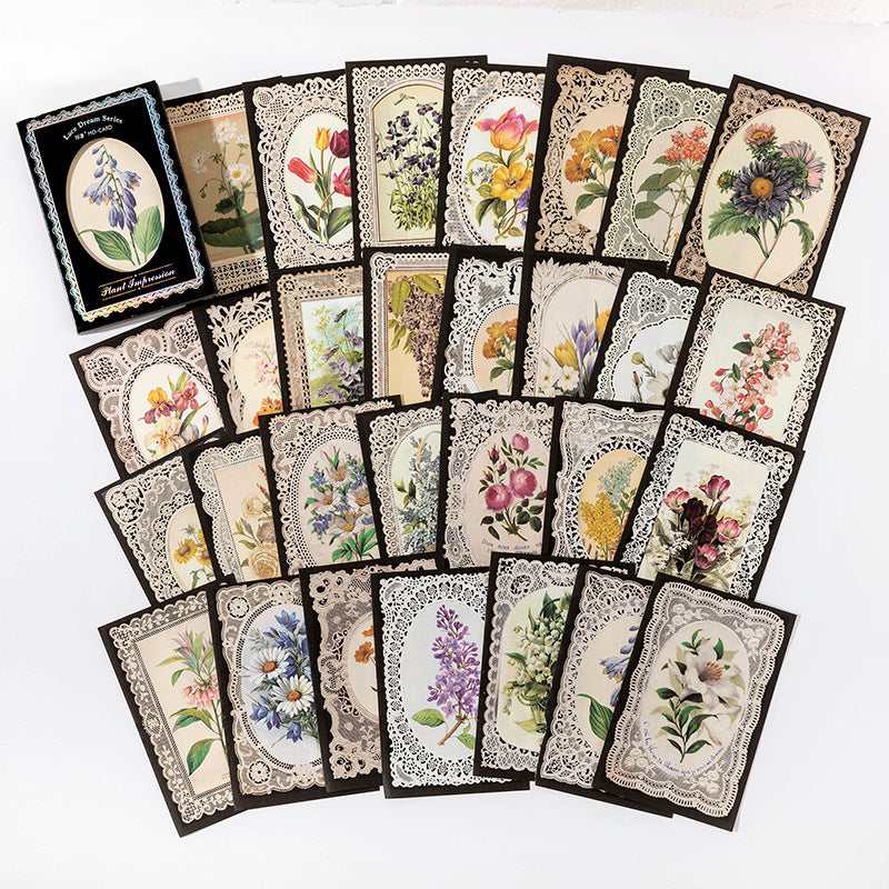 Lace Dream Paper Material Book -60Pcs each pack