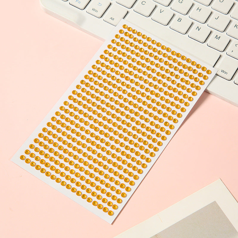 1013 Colored diamonds sticker -1Pcs each pack