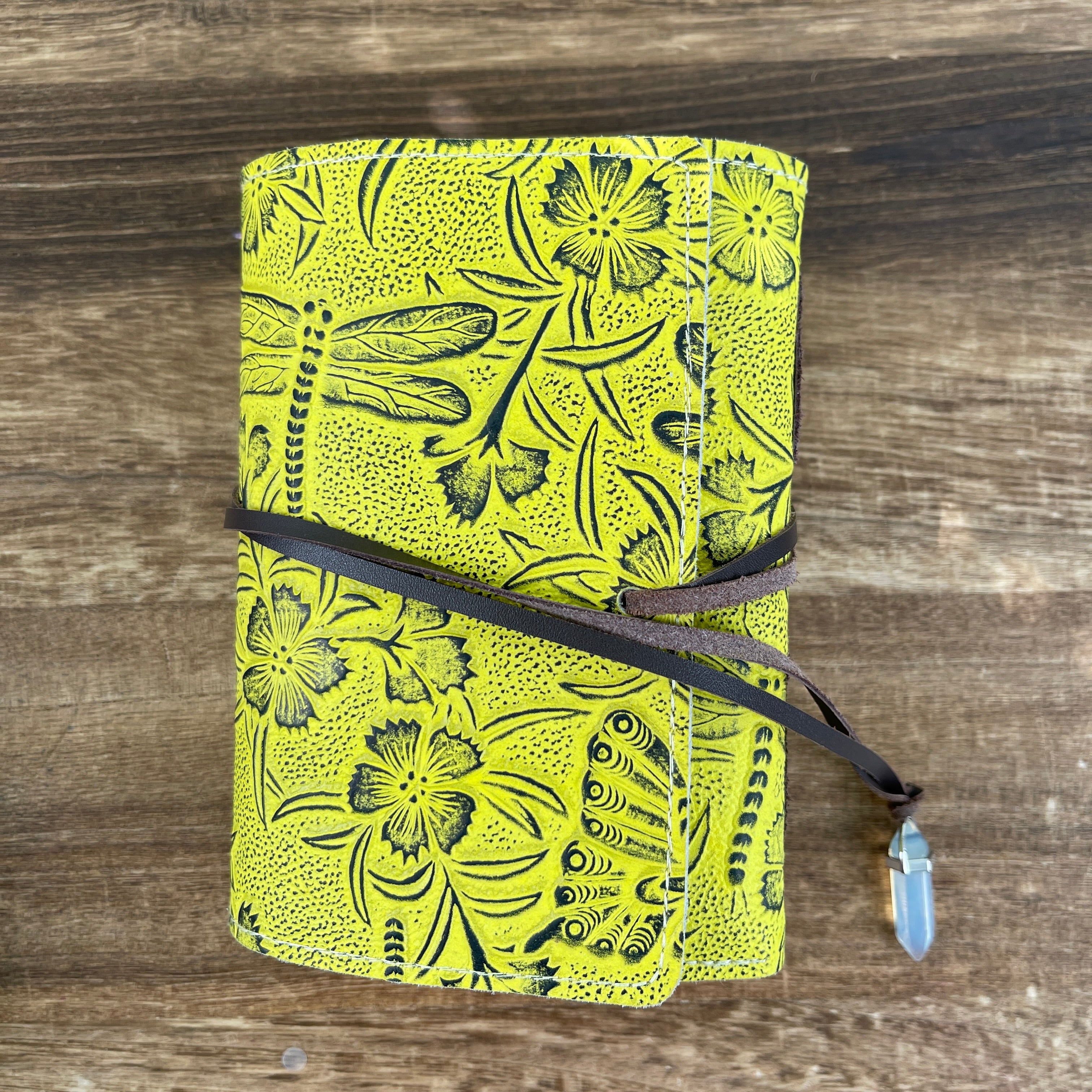 Handmade leather journal
