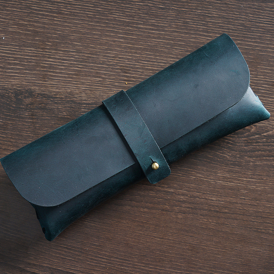 0703 Vintage Leather storage purse *There will be natural leather marks