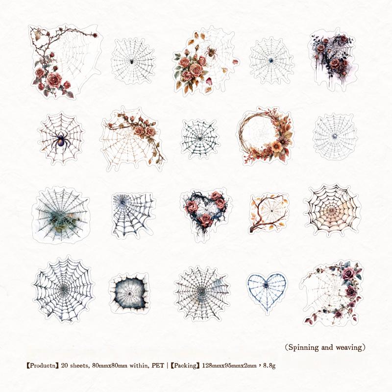 1105 Forgotten Castle PET sticker -20Pcs each pack