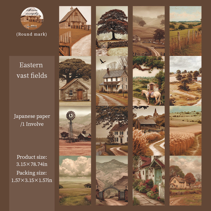 1126 Afternoon in the countryside Washi Tape -8cm*2m