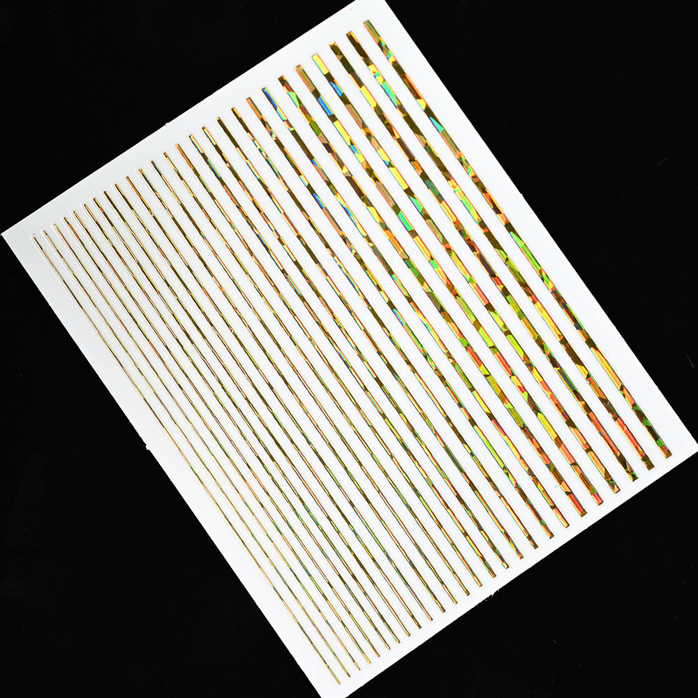 0608 Straight Line Stickers 8*10cm