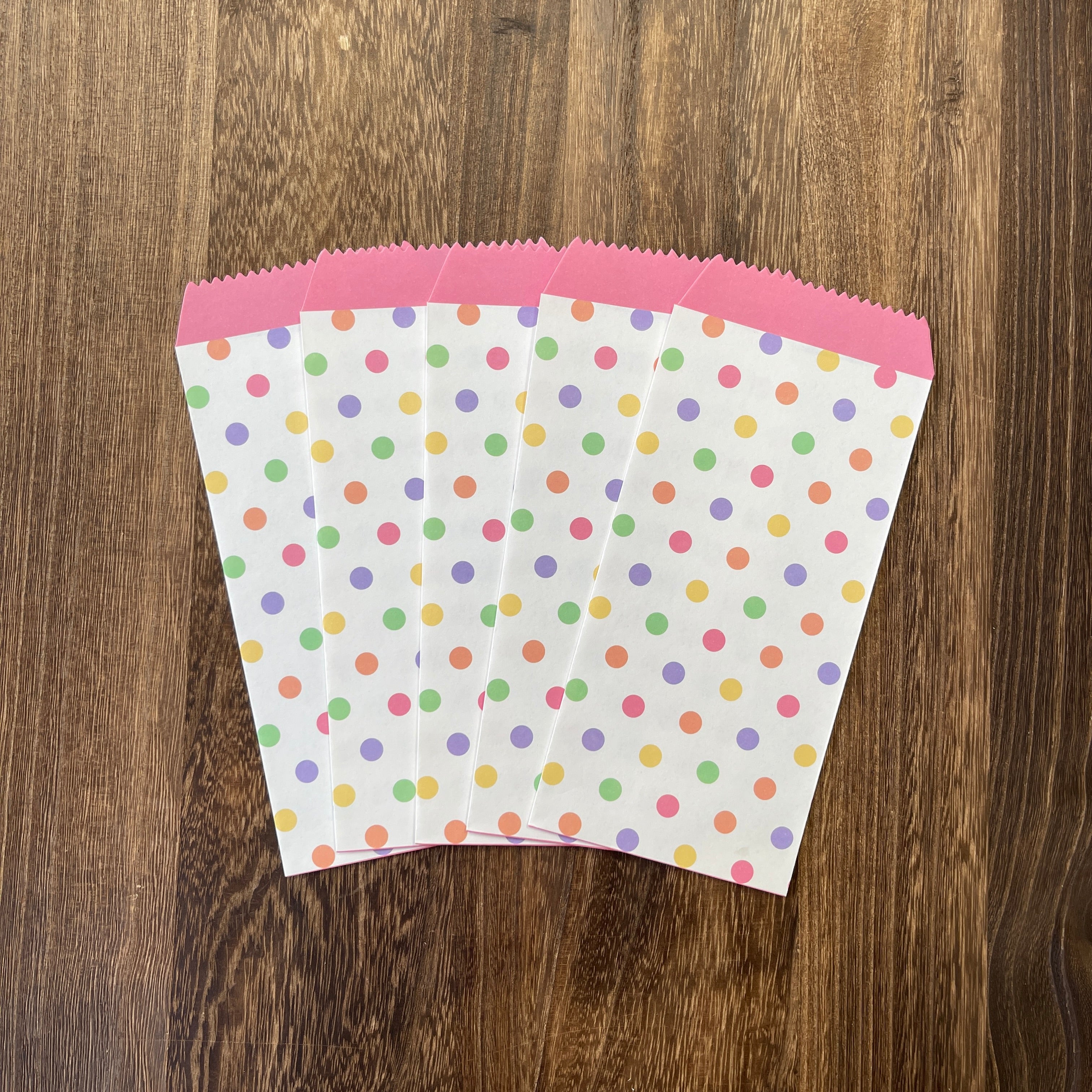 0822 Candy-colored envelopes 1 pack 5pcs