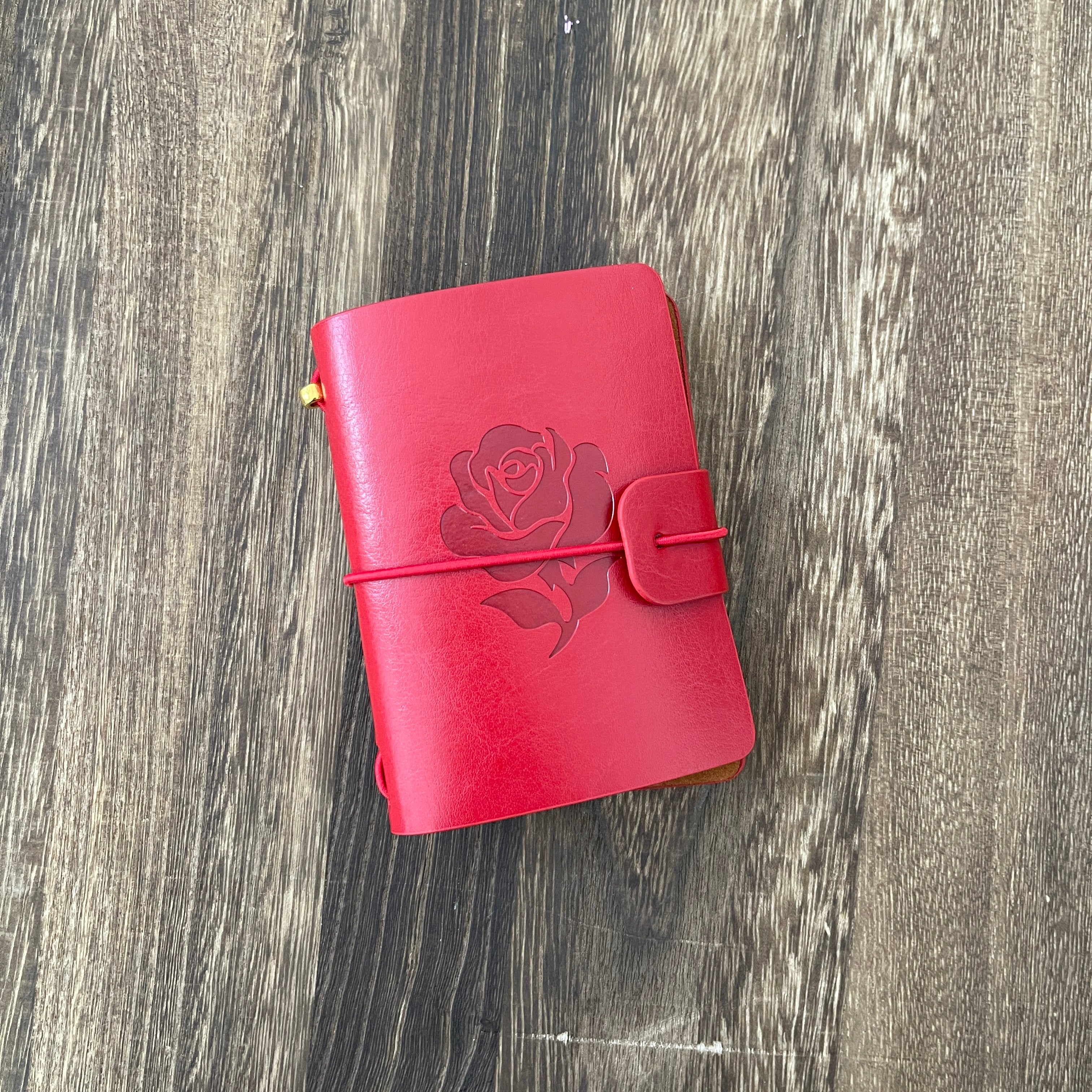 Embossed Rose Small Notebook