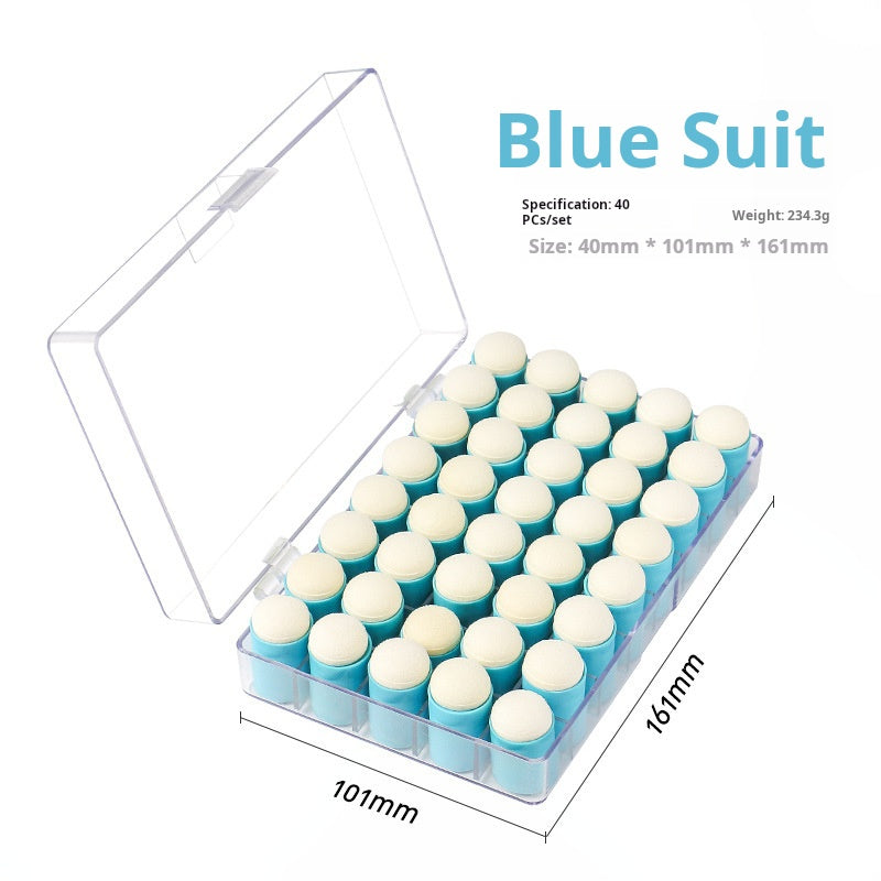 A-30- Sponge finger paint tool 40pcs 1 set