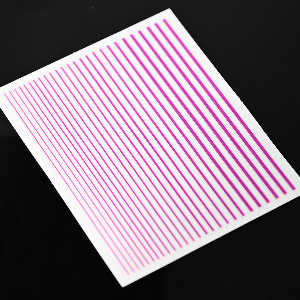M292- Straight Line Mini sticker 1 Pcs