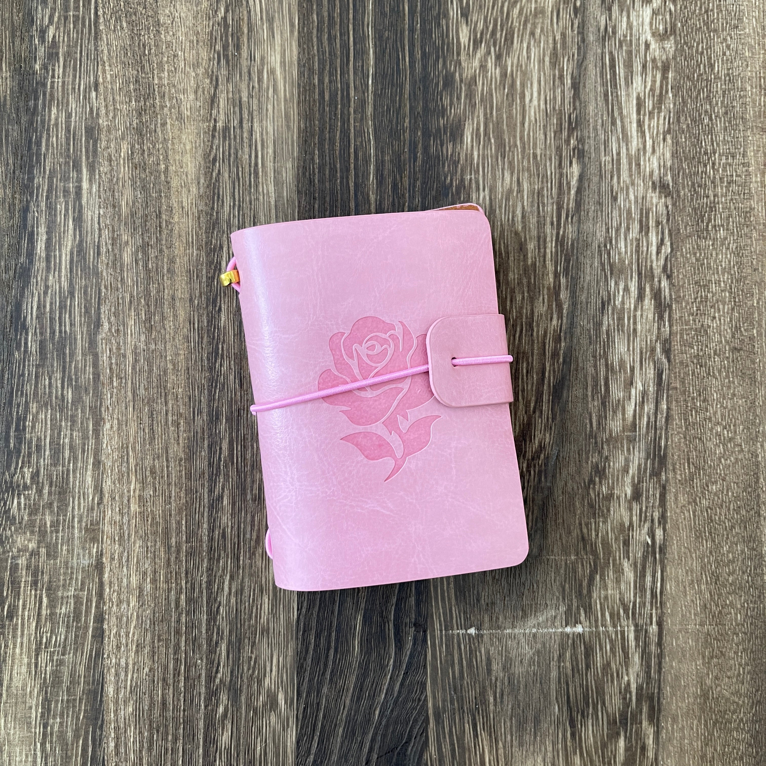 Embossed Rose Small Notebook