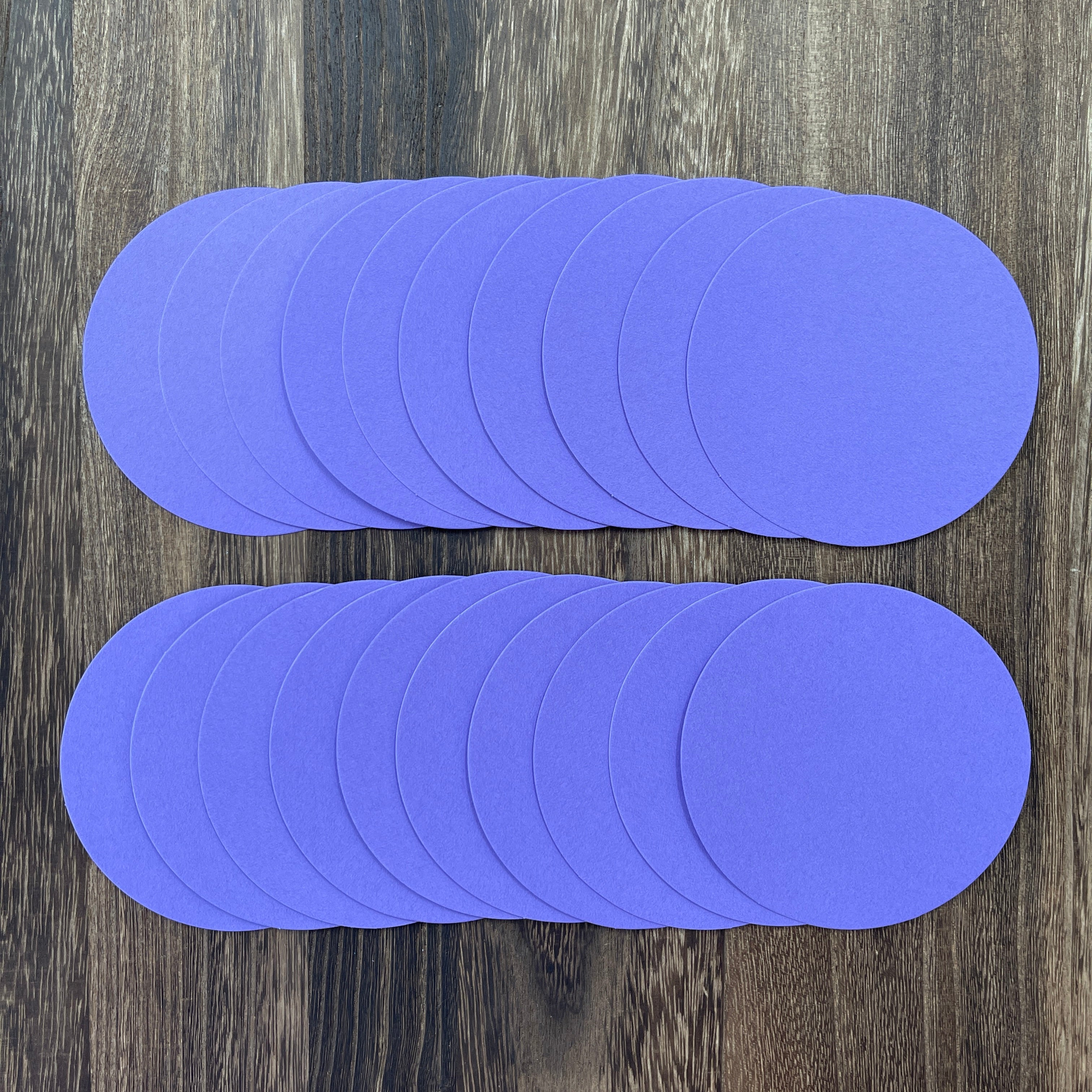 0725 Colored round cardboard Width 10 cm 1 pack 20pcs