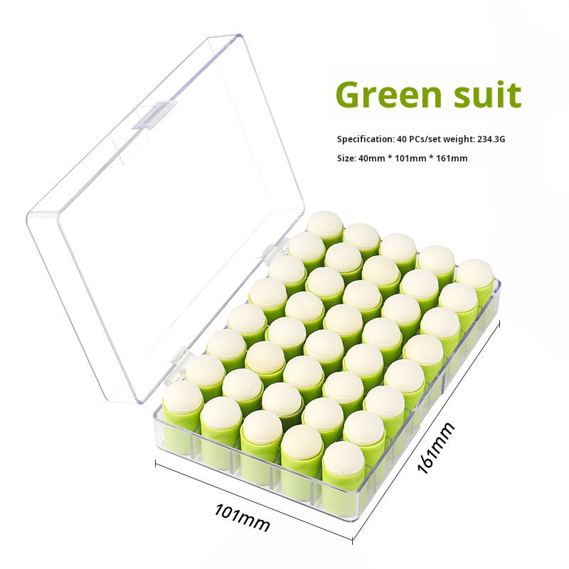 A-30- Sponge finger paint tool 40pcs 1 set