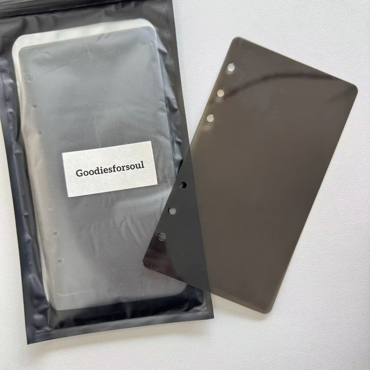 A6 colored clear plastic sheet 1 pack 20 sheets *please tear off the protective film on both sides before use