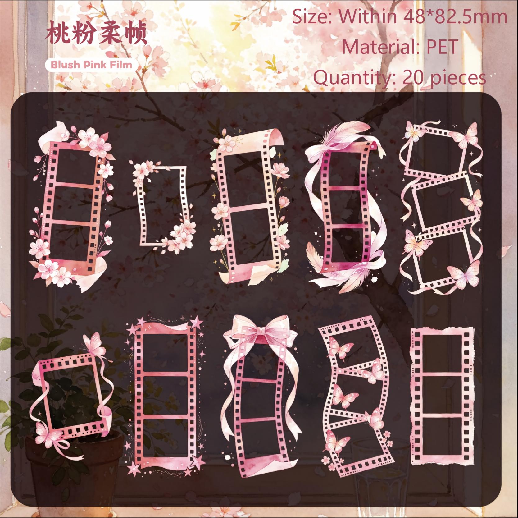 Film PET Stickers -20Pcs each pack