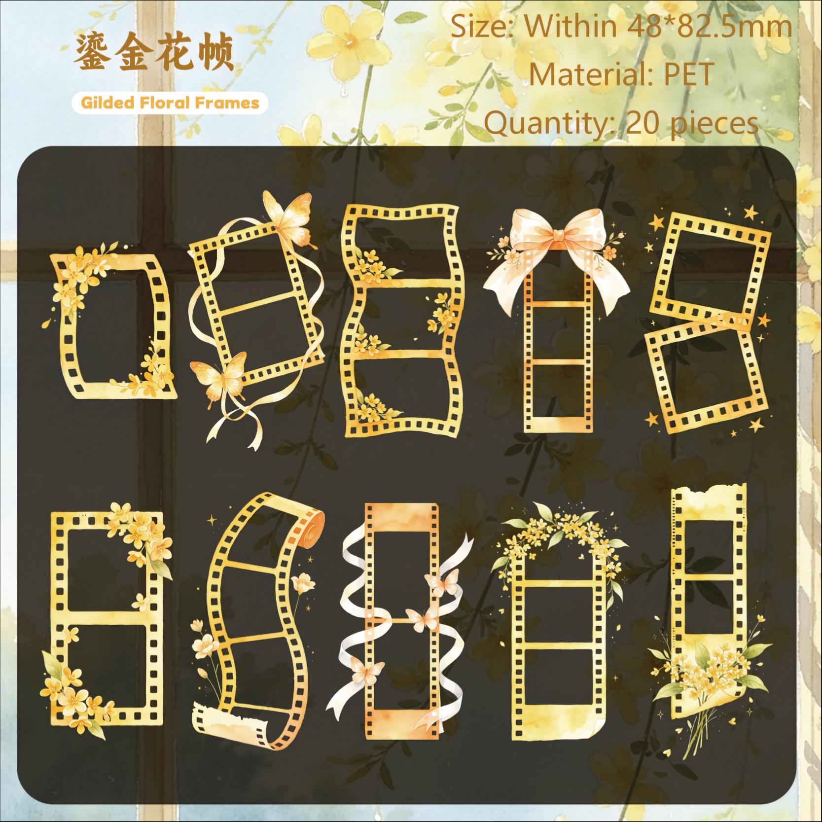 Film PET Stickers -20Pcs each pack