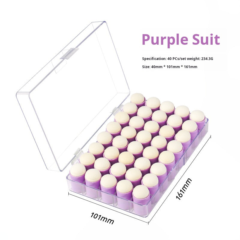 A-30- Sponge finger paint tool 40pcs 1 set