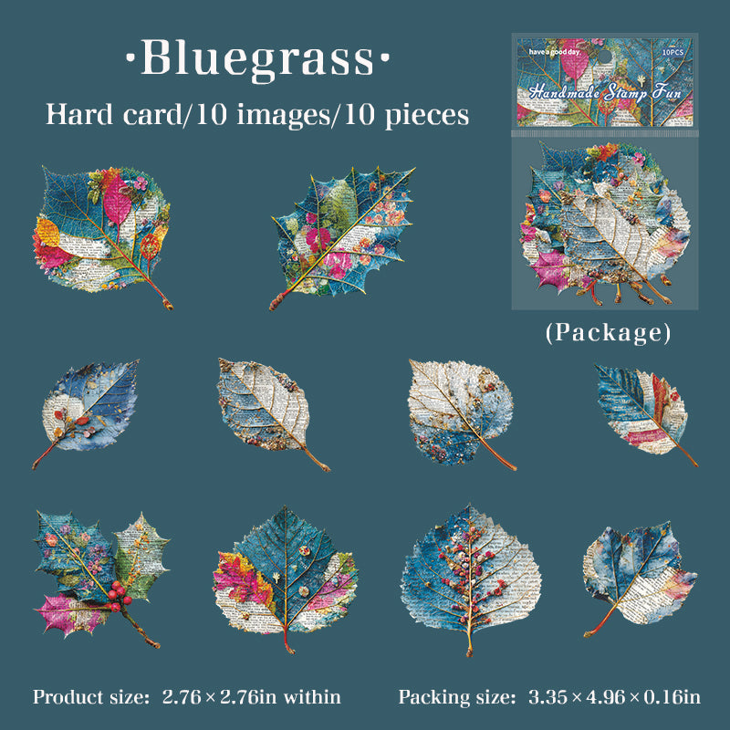 1210 Vintage cardstock sticker -10Pcs each pack