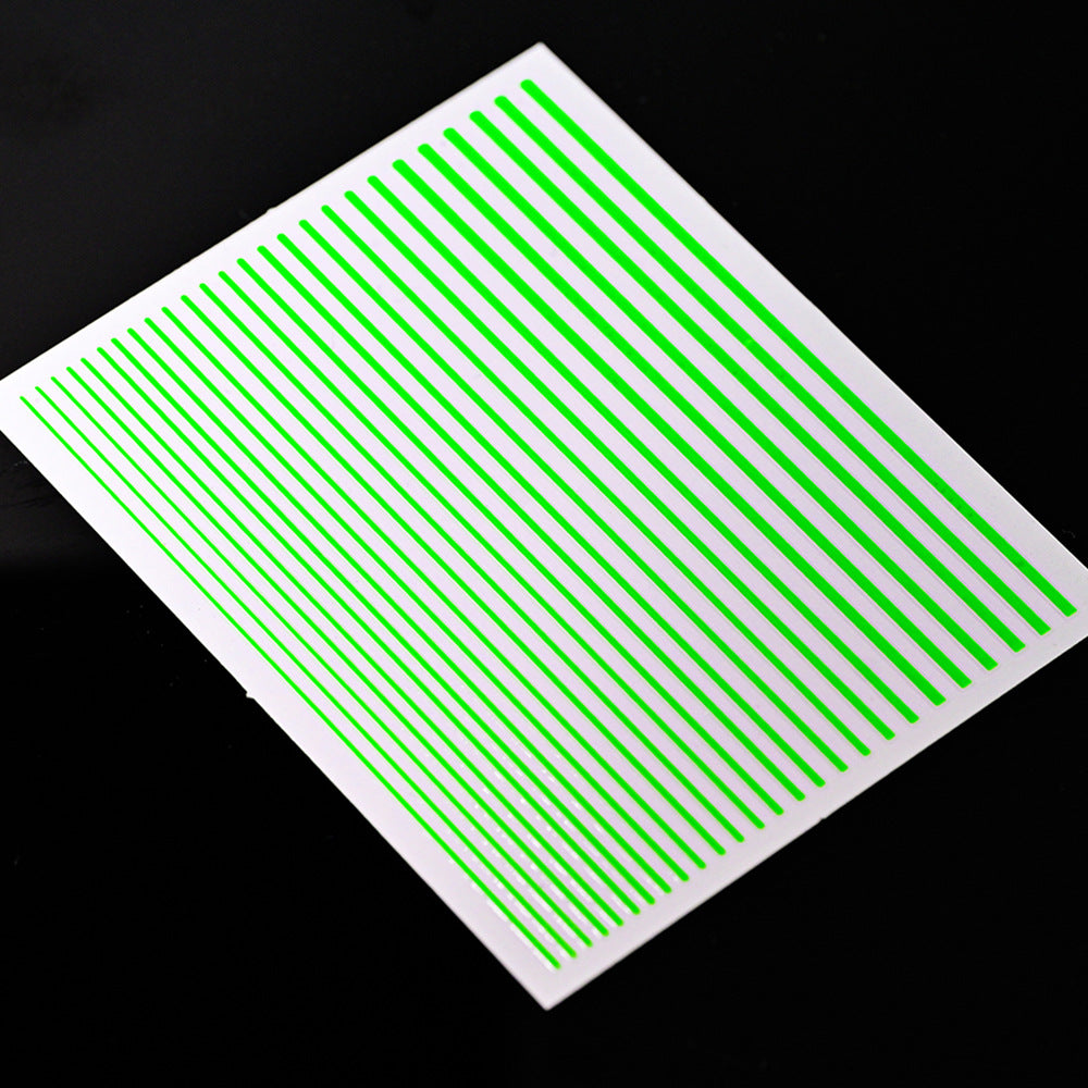 M292- Straight Line Mini sticker 1 Pcs