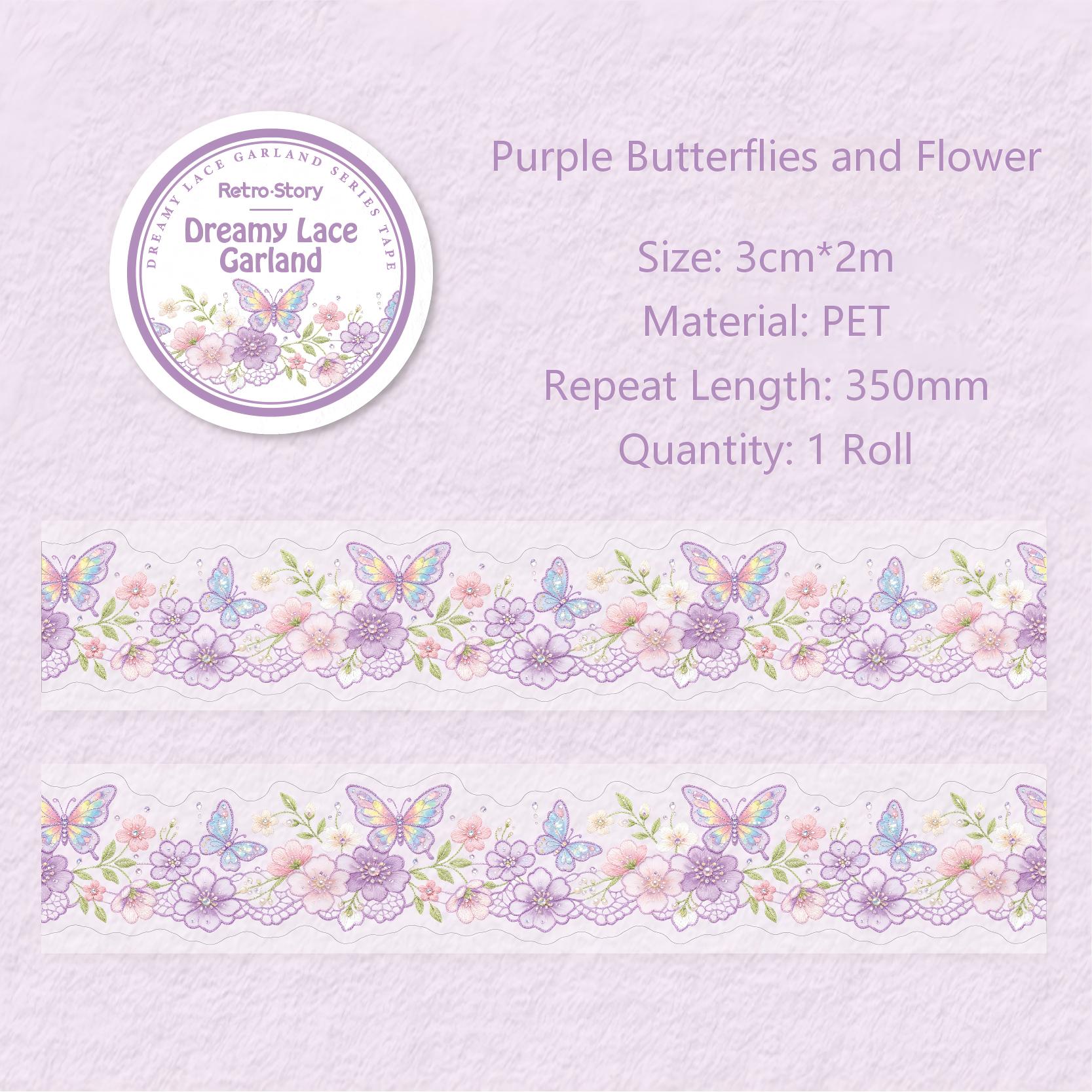 Dreamy Lace Garland PET Tape (3cm x 2m)