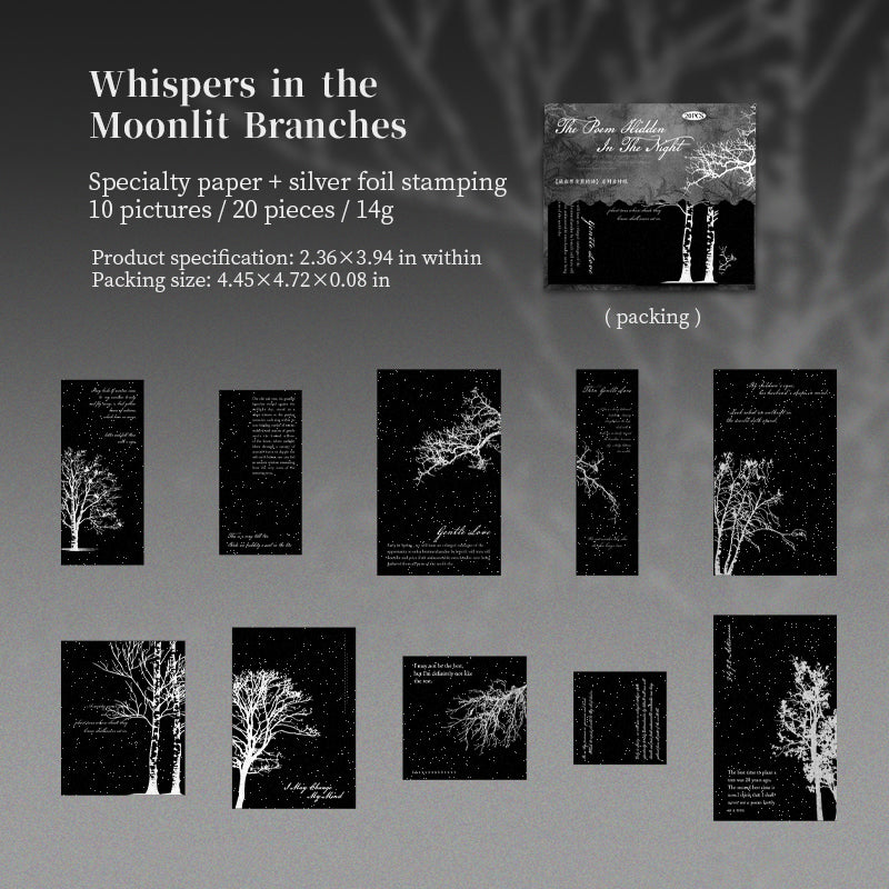 1027 Hiding in the dark paper -20Pcs each pack