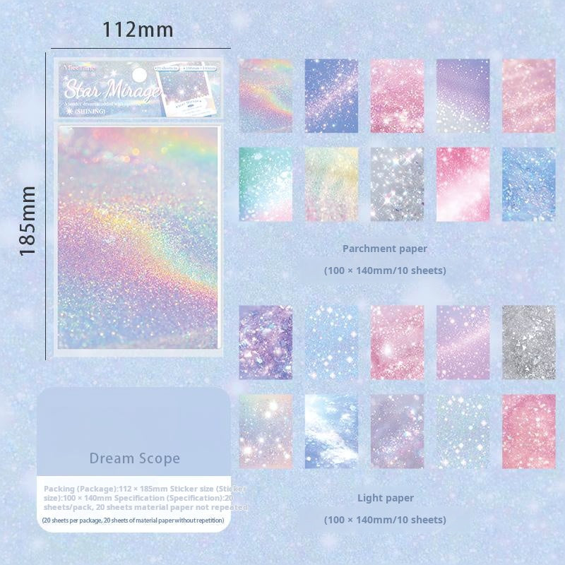 0918 Starlight paper -20Pcs each pack