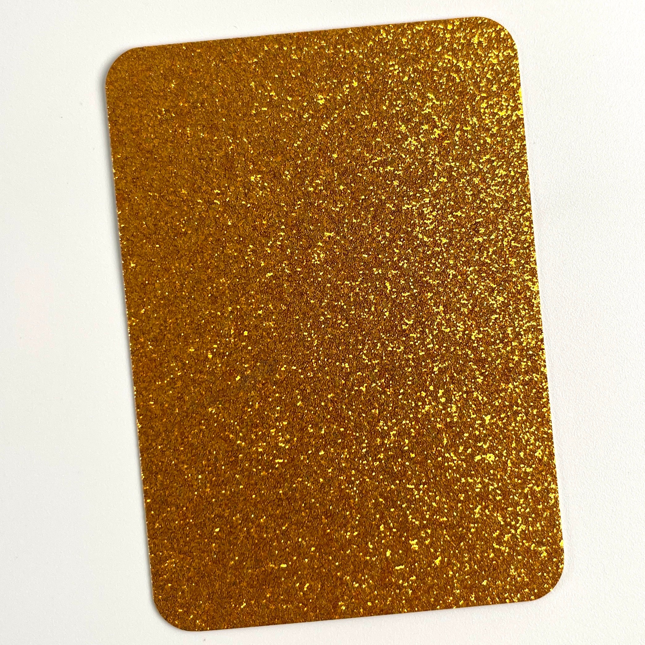 24 Colors Glitter ATC Blanks, Pre-Cut Artist Trading Cards 2.5x3.5 Inches, Rounded Corners Glitter Cardstock Base for Mixed Media, Scrapbooking, Art Swaps