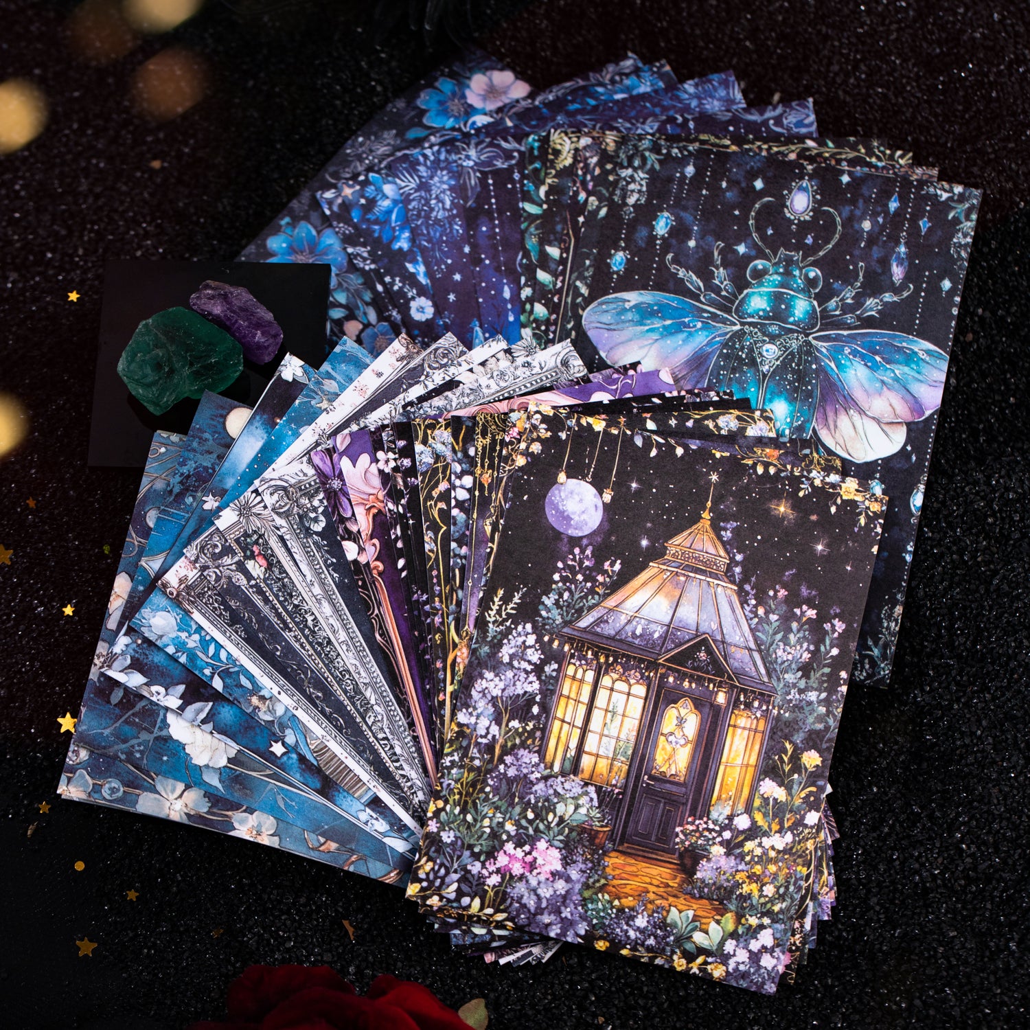 0417 Starry night magic Series Sticker -10Pcs each pack