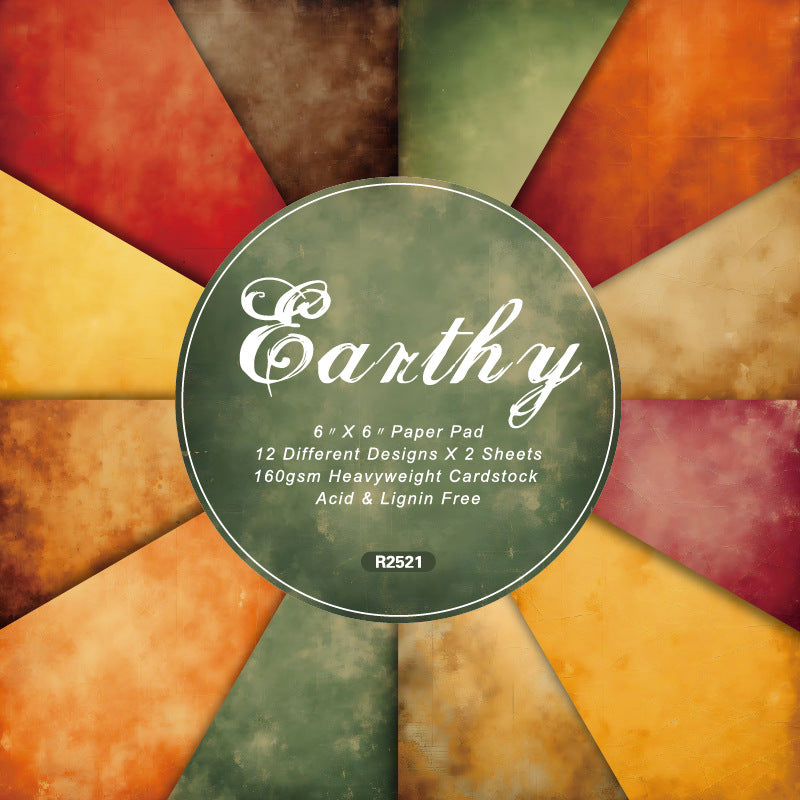 0415 Eanthy background paper R2521 -24Pcs each pack