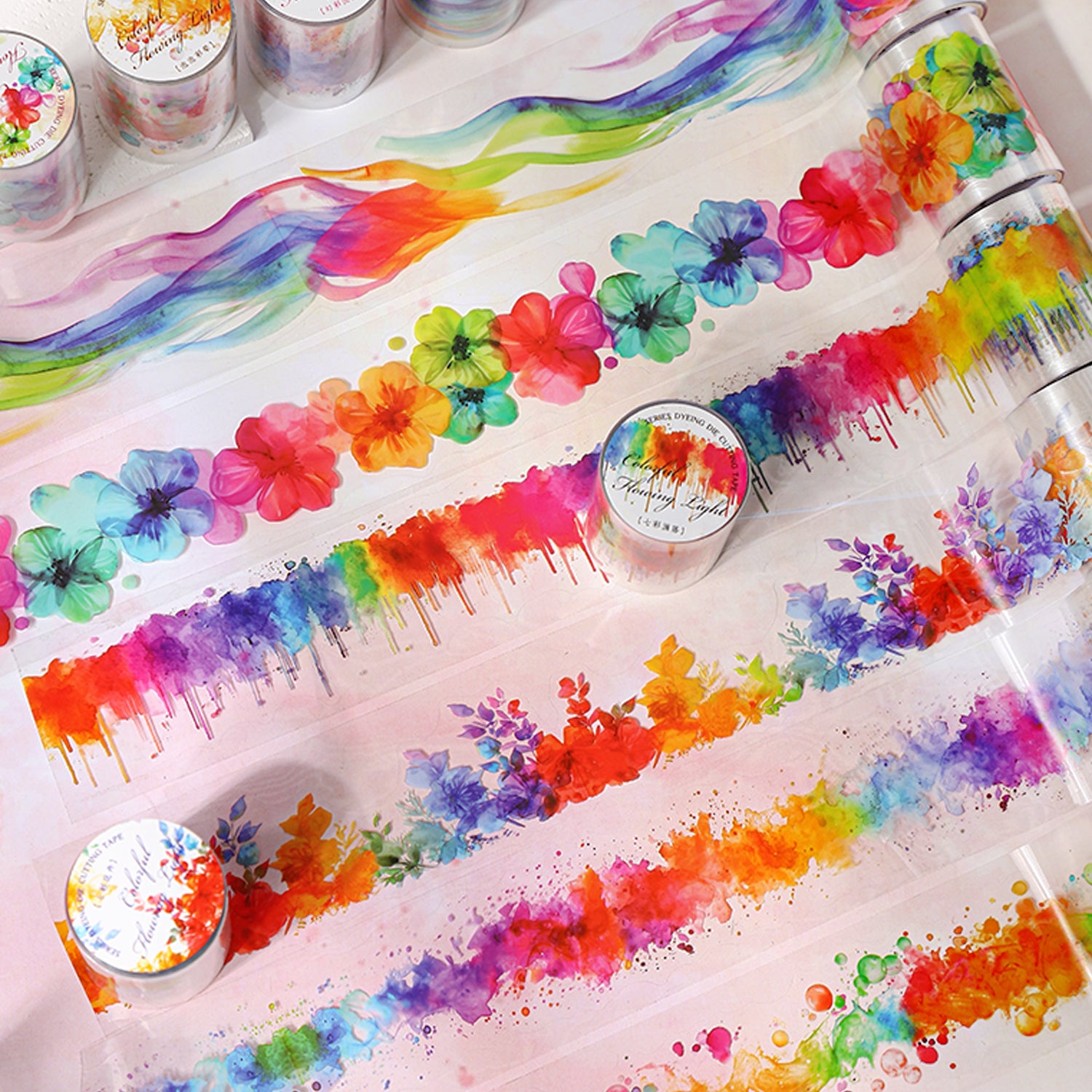 0610 Color ink PET tape *pre-cut -5CM*2M
