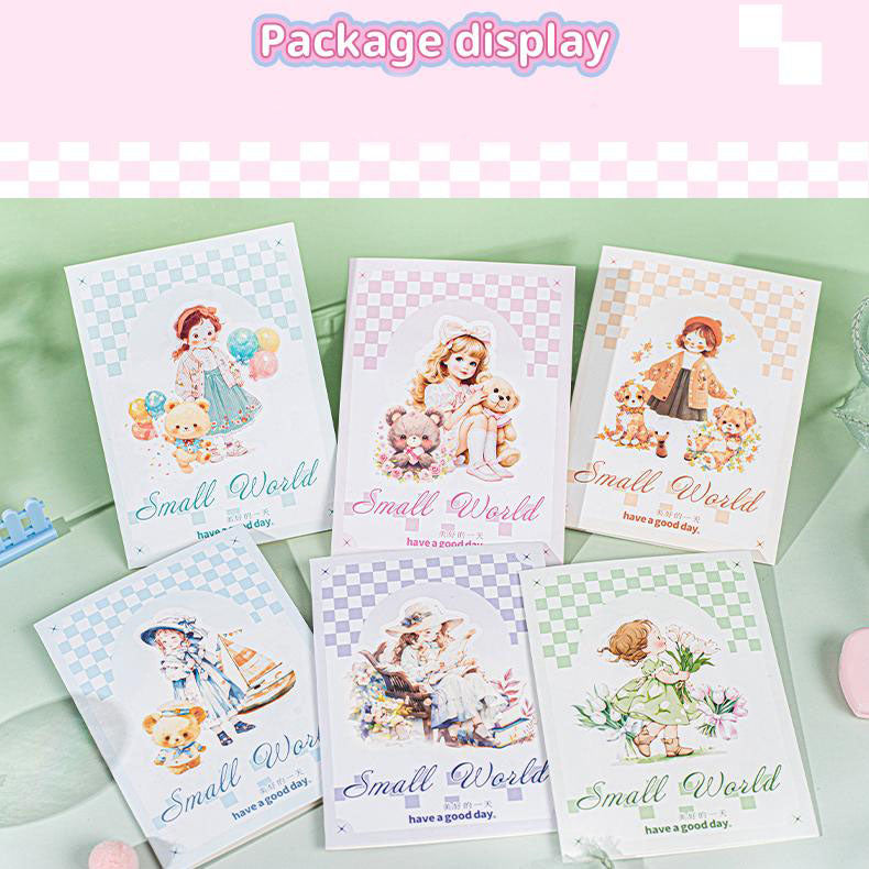 0227 Small world Series Stickers -15Pcs each pack